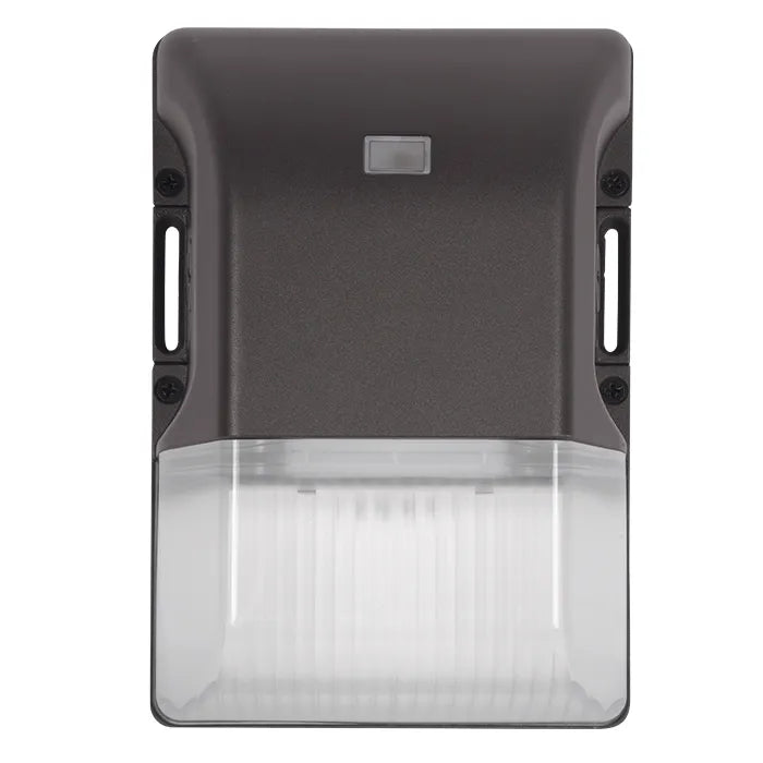 NaturaLED 9410 FXSECW15/840/DB/MV 15W LED Mini Wall Pack Bronze Finish with Photocell 4000K 120-277V