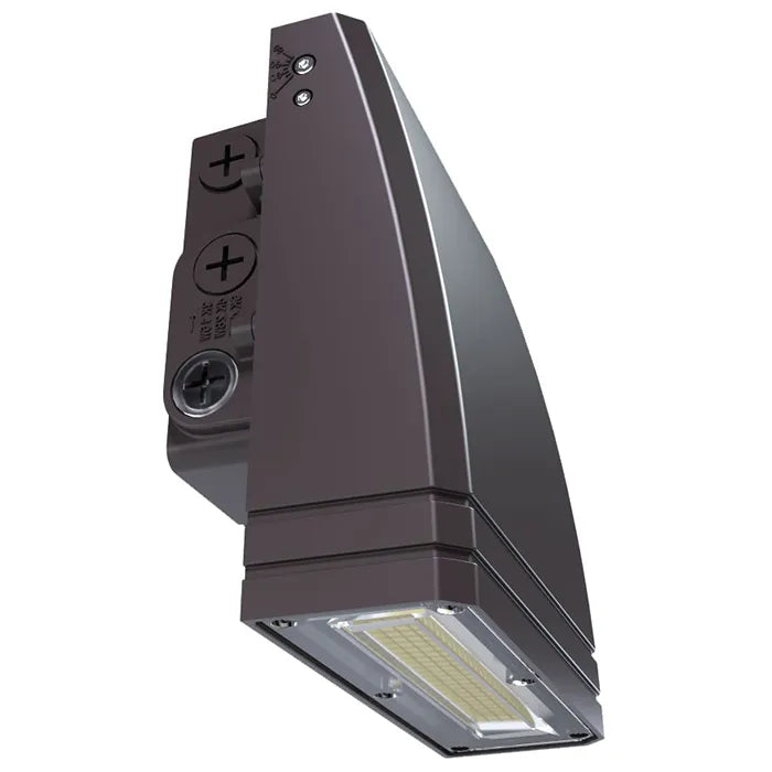 NaturaLED 9589 FXSWP45SW/8CCT3/BZ/347-PHO 15/28/45W LED Slim Adjustable Angle Wall Pack Bronze Finish + Photocell 30K/40K/50K 120-347V