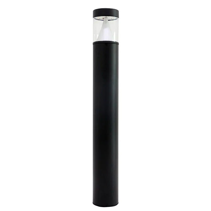 NaturaLED 9697 FX5.5BLD18SW/31FCN/8CCT3/BK 10/15/18W 5.5x31-Inch Bollard Fixture Black Finish 3000K/4000K/5000K 120-277V