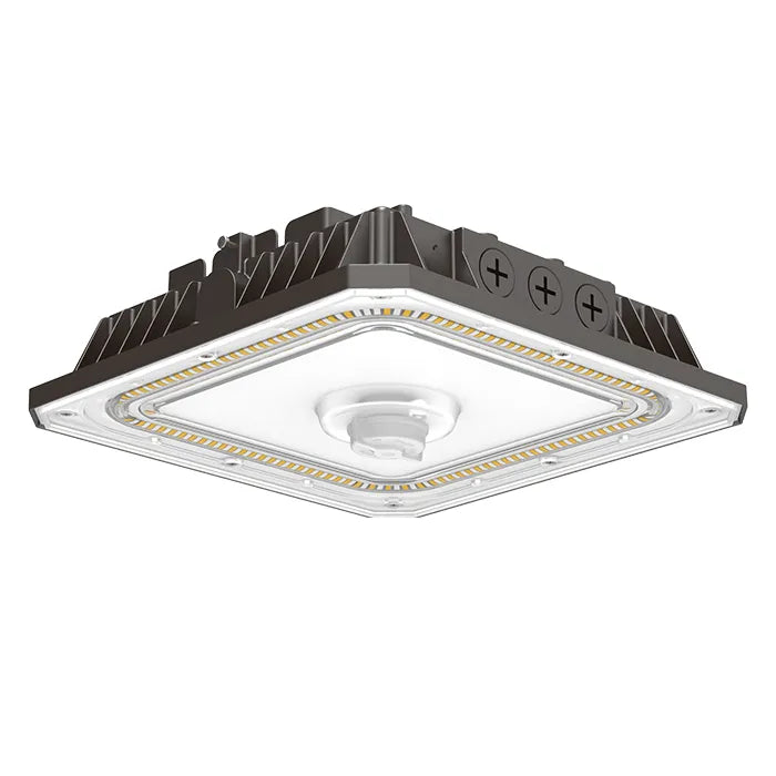 NaturaLED 9742 SCM10/100S/8C3/BK-Z10 40-60-80-100W 10-Inch LED Slim Canopy Fixture Black Finish 3000K/4000K/5000K 120-277V