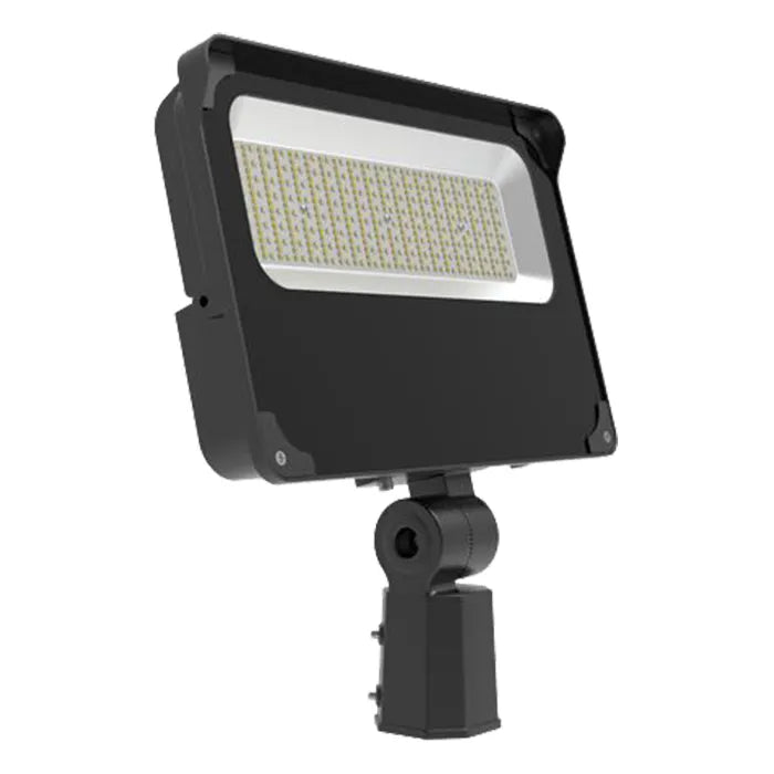NaturaLED 9817 FDL200S/77/RGBW/BK-SF 100/150/200W LED RGBW Flood Light Black Finish Slip Fitter Mount 120-277V