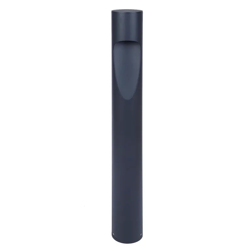 Westgate BOL-505-40-MCT-BK 15W 40-Inch Tall Round Path-Light Bollard Black Finish 30K/40K/50K 120-277V