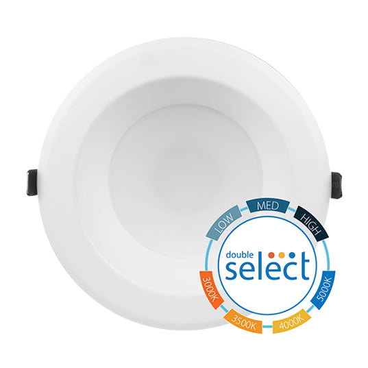 Nicor CLR43SUS9WH 7/10/11W LED Commercial Downlight 30/35/40/50K 120-277V