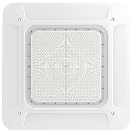 LEDone CP0033 LOC-GSCP-MW(75/100/150/180)50K 75/100/150/180W LED Gas Station Canopy Light 5000K White Finish 120-277V
