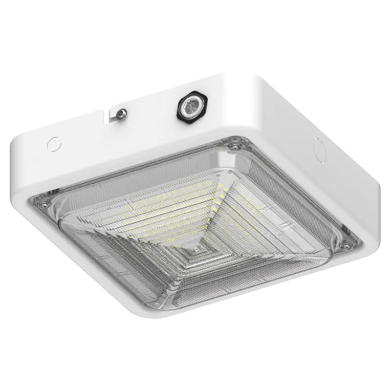 Westgate CXES-10-30W-MCTP-WH 10W/20W/30W LED Square Garage Light White Finish 30K/40K/50K 120-277V