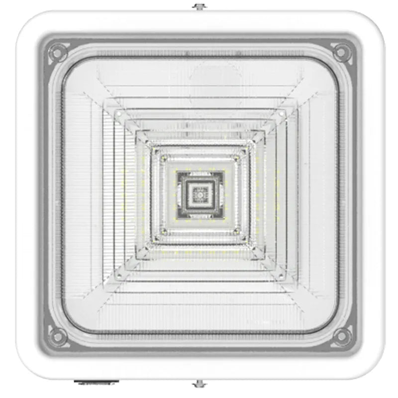 Westgate CXES-10-30W-MCTP-WH 10W/20W/30W LED Square Garage Light White Finish 30K/40K/50K 120-277V