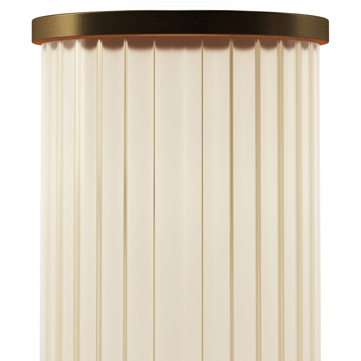Kibun K70401 CANDLESTICK Rechargeable Cordless LED Table Lamp, 3-Levels Brightness Touch Sensor Control, Brushed Brass