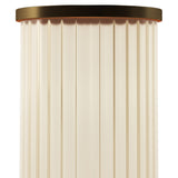 Kibun K70401 CANDLESTICK Rechargeable Cordless LED Table Lamp, 3-Levels Brightness Touch Sensor Control, Brushed Brass