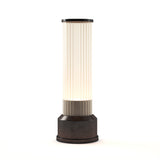 Kibun K70402 CANDLESTICK Rechargeable Cordless LED Table Lamp, 3-Levels Brightness Touch Sensor Control, Graphite