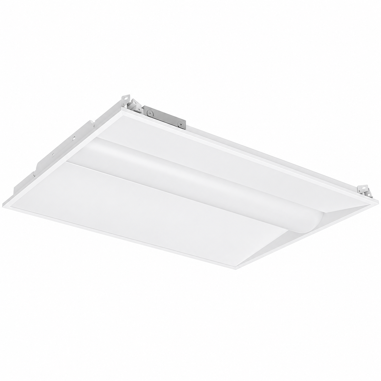 NaturaLED 9814 TF50S/2X4/8C3 30/40/50W 2x4ft LED Center Basket Troffer 3500K/4000K/5000K 120-277V