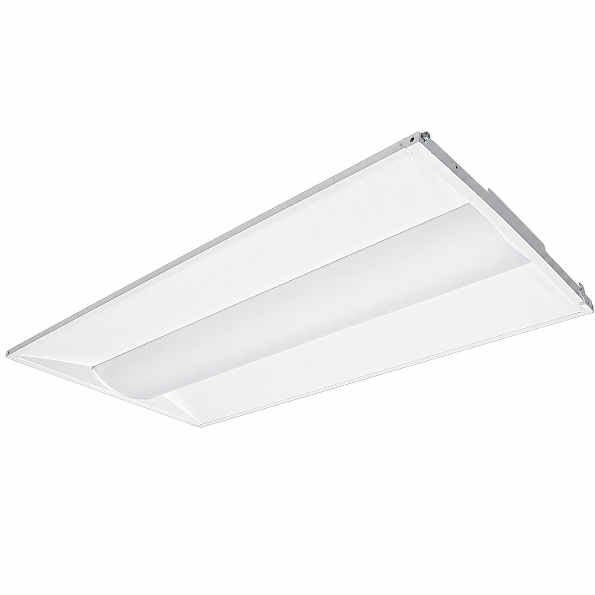 NaturaLED 9215 FXRTF50SW/2x4/8CCT3 34/42/50W 2x4ft LED Center Basket Troffer Retrofit Kit 3500K/4000K/5000K 120-277V