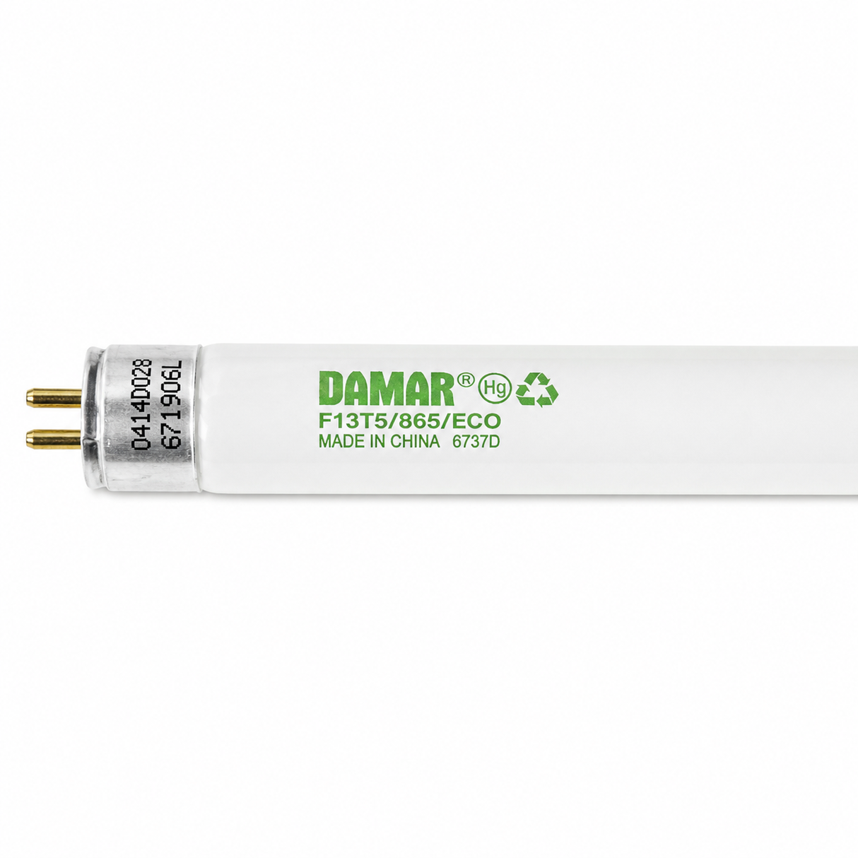 DAMAR 06737D F13T5/865/ECO 13W T5 Fluorescent Tube 6500K G5 Bi-Pin Base