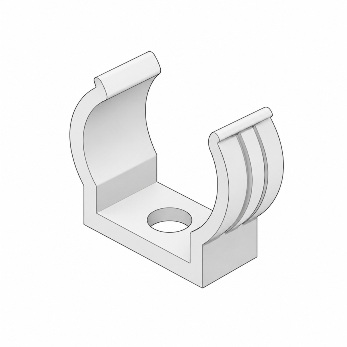 Diode LED DI-LIN-360-RGBW-MTCL-2 LINAIRE Flex Tube 360 RGBW 25mm Mounting Clip [2-Pack]
