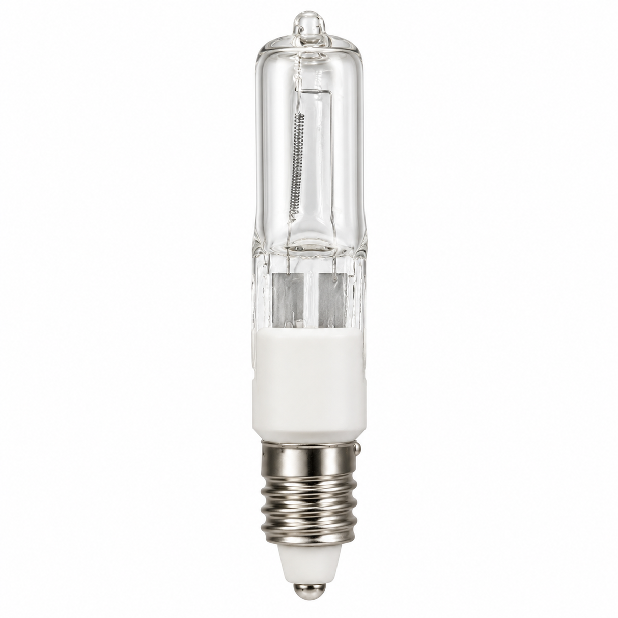 Plusrite 3470 JD75/CL/E11 130V 75W T4 Halogen Tubular Bulb E11 Base 130V