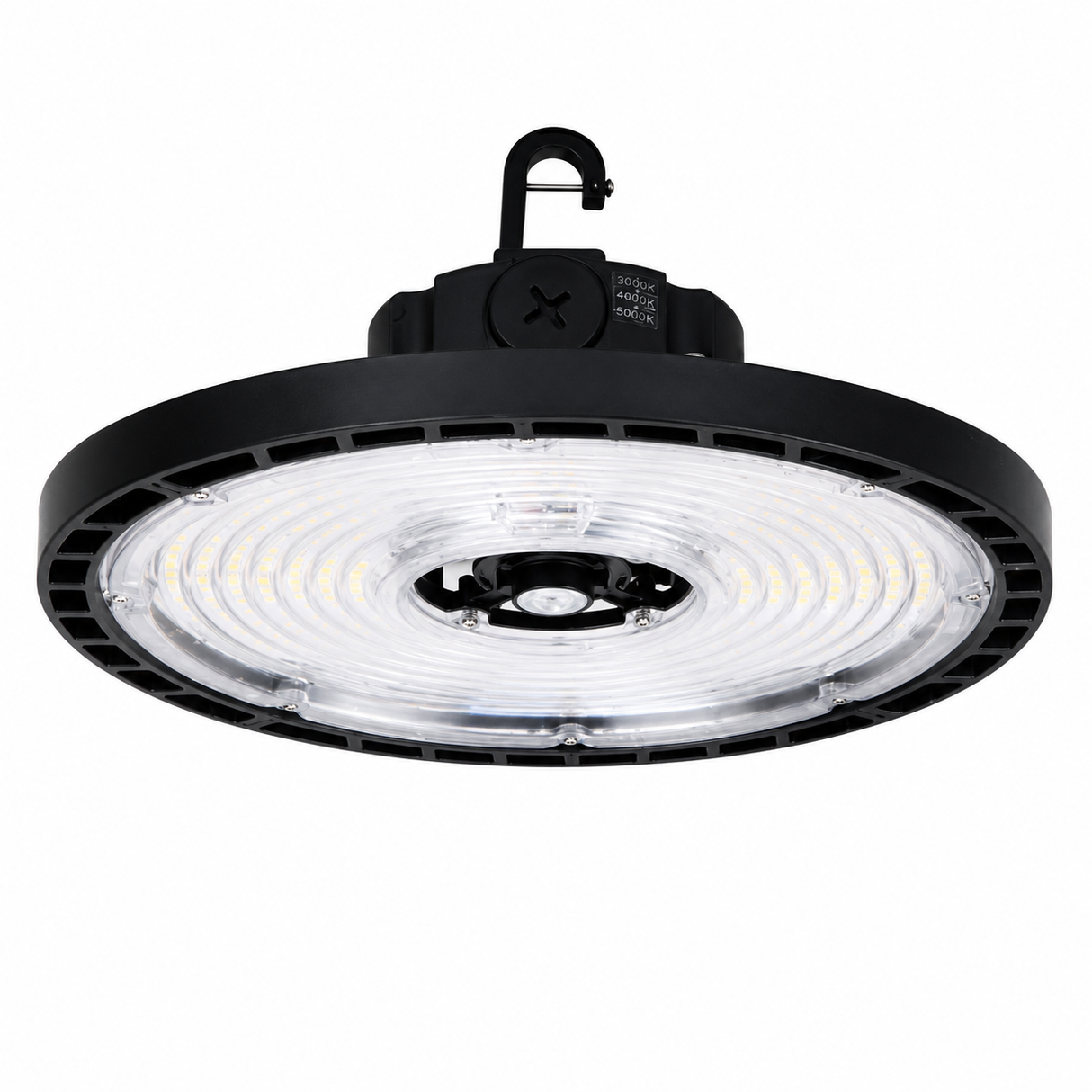 Halco 37312 ERHB-3-LS-CS-U 120-150-200W Essential Round Highbay 4000K/5000K Dimmable 19600-23100-29500lm 120-277V
