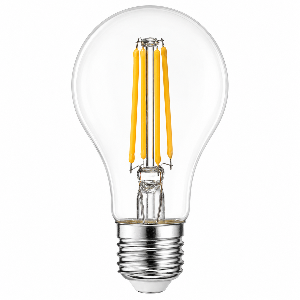 DAMAR 34124B LED7A19/CL/FIL/27K/D 7W A19 Filament LED Light Bulb 2700K Dimmable 120V