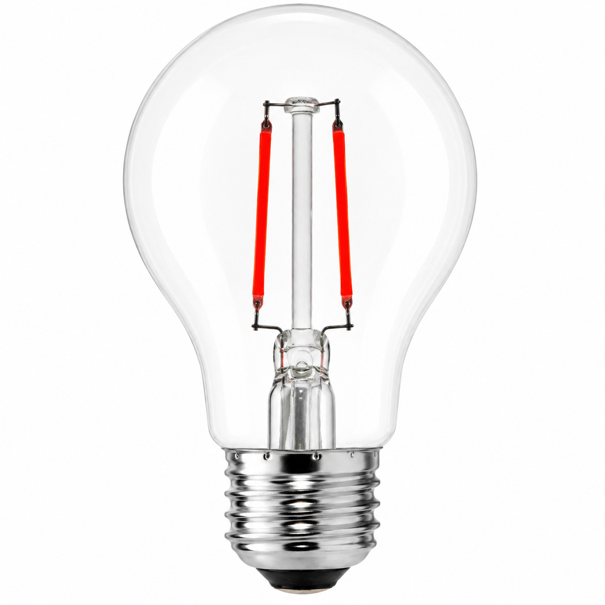 DAMAR 34048B LED4A19/CL/FIL/RED/D 4W A19 Filament LED Light Bulb Red Dimmable 120V