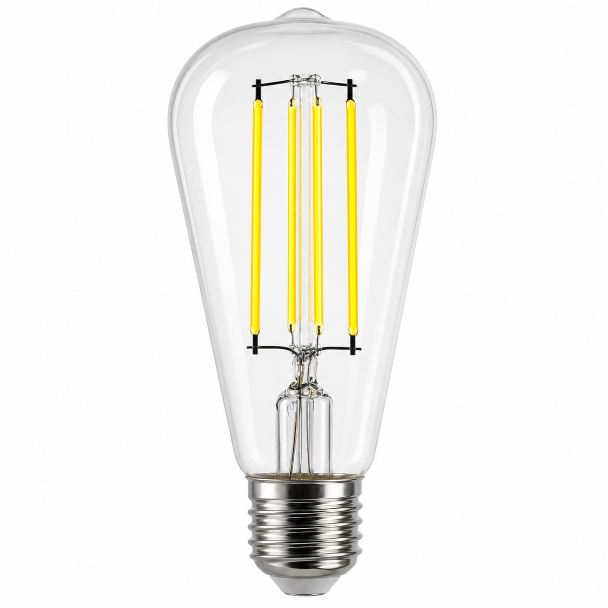 DAMAR 34929B LED8ST19/ANTIQUE/4K 8W ST19 Filament LED Light Bulb 4000K 120V