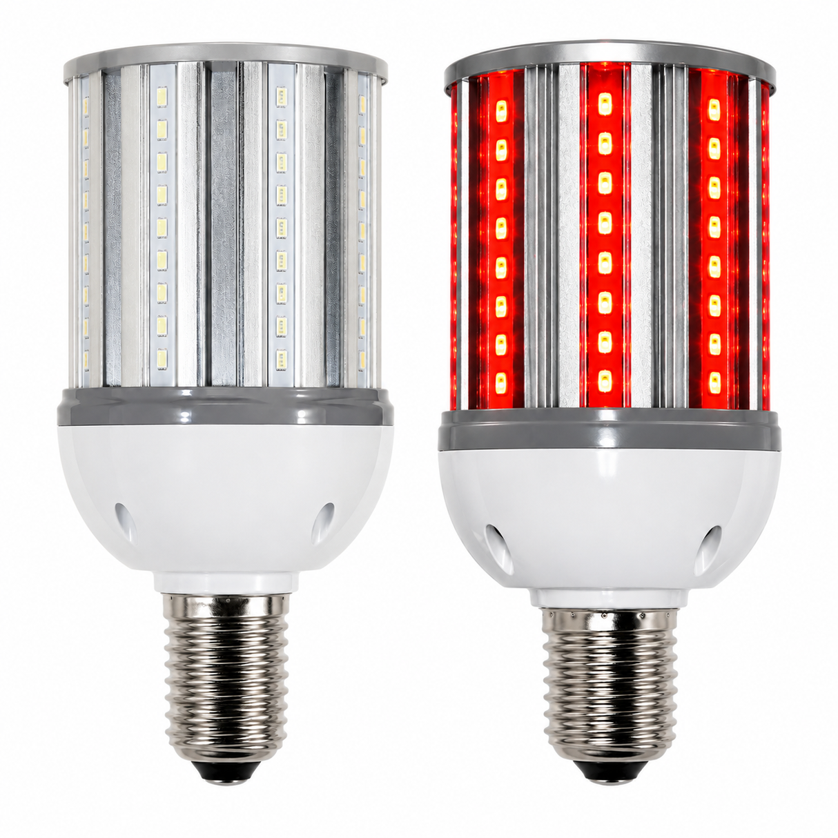 DAMAR 38809A LED27CC/R 27W LED HID Corn Retrofit Bulb Red E39 Mogul Base 120-277V