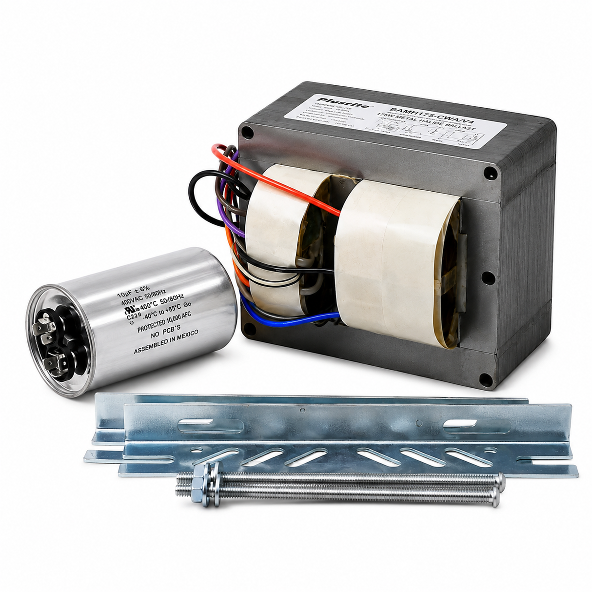 Plusrite 7247 BAMH1500-CWA/V4 1500W HID Magnetic Probe Start Metal Halide Ballast Kit 120/208/240/277V