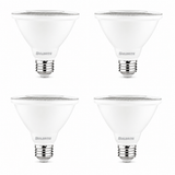 Bulbrite 861722 10W Flood PAR30 Short Neck Medium LED Light Bulb Soft White Light 3000K Dimmable E26 Medium 800 Lumens 120V 4PK