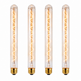 Bulbrite 861157 40 Watt Dimmable Antique Nostalgic Spiral Filament T9 Medium (E26) Incandescent Bulb 4PK