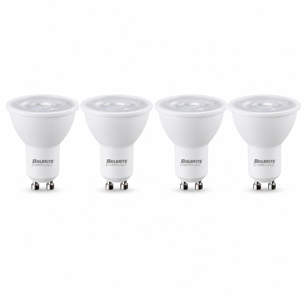 Bulbrite 862953 50W LED PAR16 Light Bulb with A Base Soft White Light 3000K Dimmable GU10 500 Lumens 120V 4PK