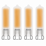 Bulbrite 862047 3.5W LED Filament T5 Light Bulb with Frost Glass Finish and Base Warm White Light 2700K Dimmable G9 300 Lumens 120V 4PK