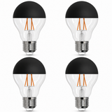 Bulbrite 862061 5W LED A19 Light Bulb 2700K Dimmable E26 400 Lumens 120V 4PK