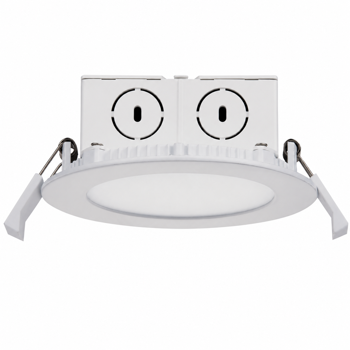 DAMAR 34612A LED8.5W/RECESSED/4IN/JBOX 8.5W 4IN LED Round Recessed Downlight 4000K Dimmable White Finish 120V
