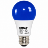 DAMAR 38664C LED5A19/BLUE 5W A19 LED Blue Non-Dimmable E26 Base 120V
