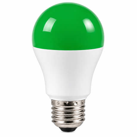 DAMAR 38665D LED5A15/GREEN/120V 5W A15 LED Green E26 Base 120V