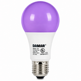 DAMAR 38664G LED5A19/PURPLE 5W A19 LED Purple Non-Dimmable E26 Base 120V