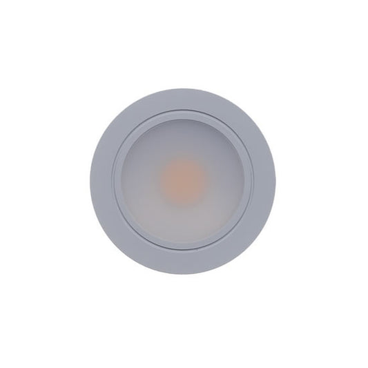 Diode LED DI-12V-PUCK-27-WH 3W LED Round Spotmod Puck Light White Finish 2700K 12V