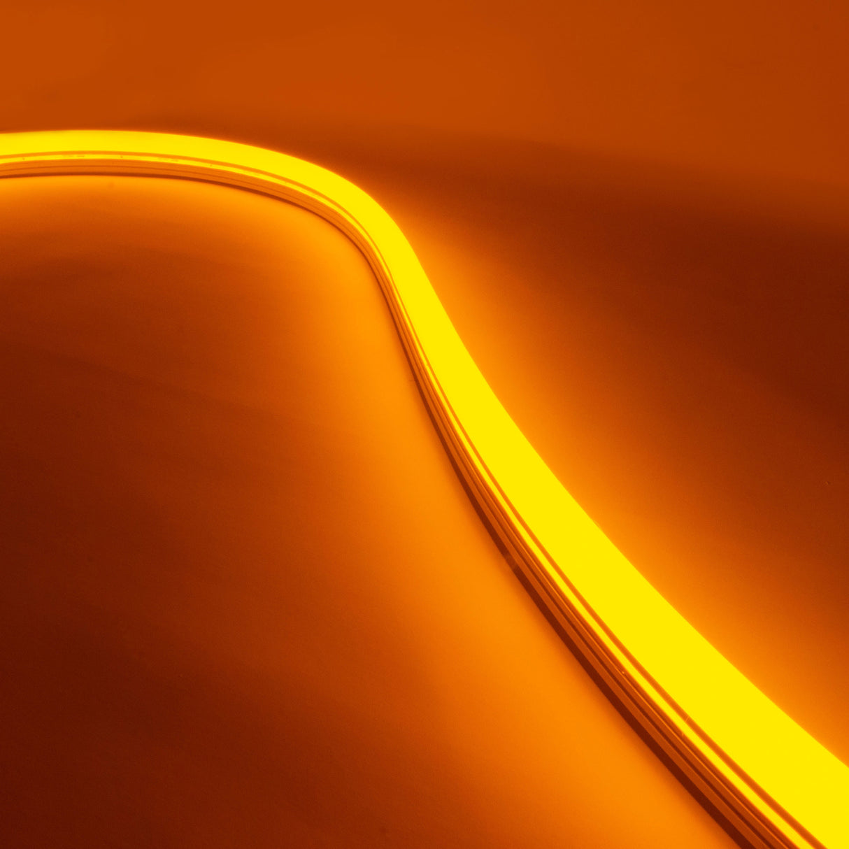 Diode LED DI-24V-TE-NBL4-GL-16 16.4ft Neon Blaze Flexible LED Lighting Amber Color 24V Top Bending
