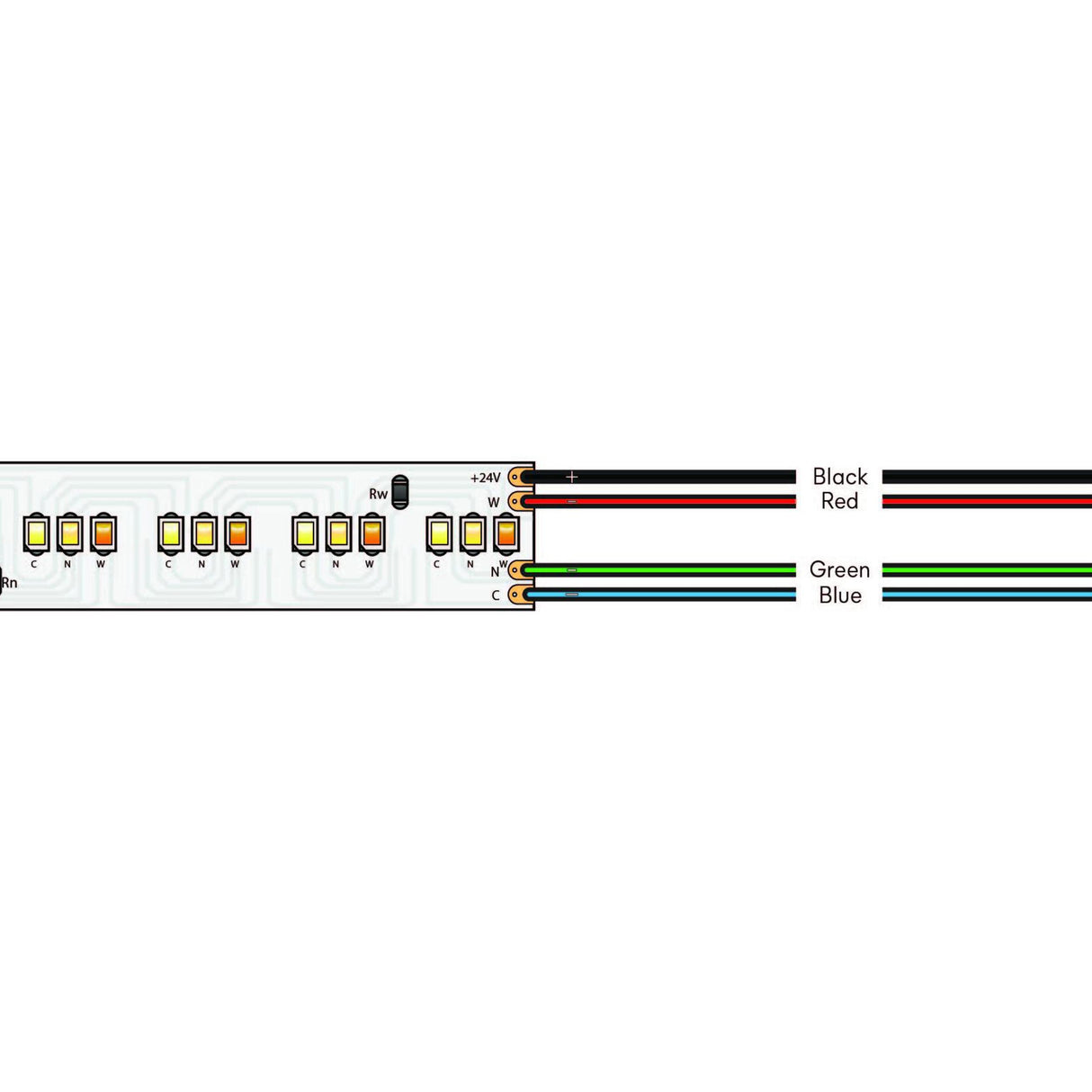 Diode LED DI-24V-VLX-TW1865-100 100ft 4.6W/ft Valent X Tunable White LED Tape Light 1800K-3500K-6500K 24V