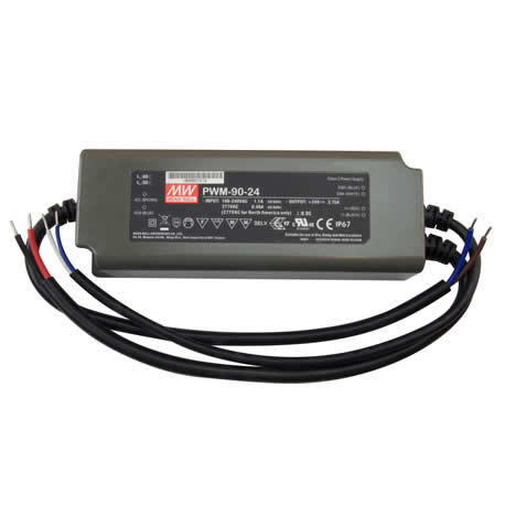 Diode LED DI-DM-MW24V90W-0-10V 90 Watt Commercial Grade 0-10V Dimmable Driver 24V DC