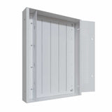 Diode LED DI-ENCL-EMPTY-WH Diode LED Panel Enclosure with Cover, Metal, White, 4 Brackets, Empty