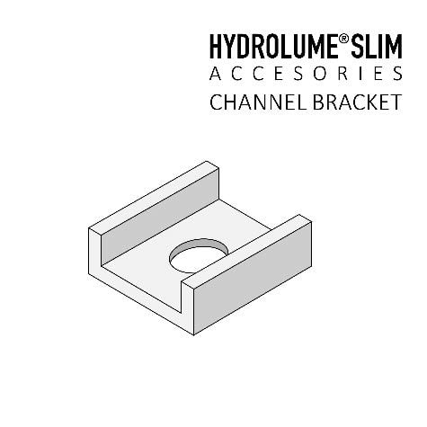 Diode LED DI-HLS-MTBR Hydrolume Slim Channel Bracket (10 Pack)