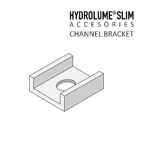 Diode LED DI-HLS-MTBR Hydrolume Slim Channel Bracket (10 Pack)