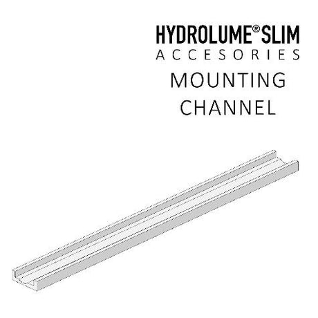 Diode LED DI-HLS-MTCH Hydrolume Slim 39.4" Mounting Channel (2 Pack)