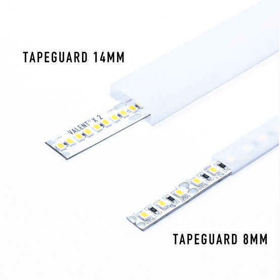 Diode LED DI-TAPE-GRD14-FR-10 39.4" 14mm LED Tapeguard LED Tape Light Frosted Cover (10-Pack)