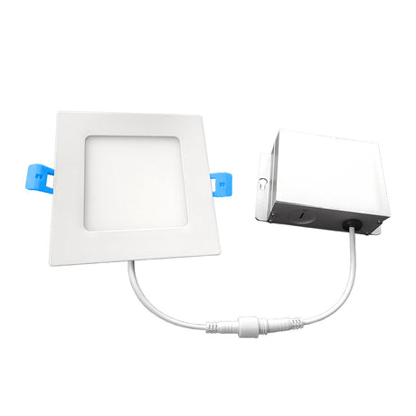 Euri Lighting DLC6SQ-2000e 12 Watt LED 6" Ultra Slim Square Downlight 3000K 120V