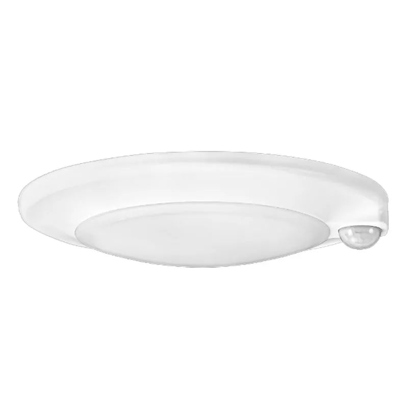 Westgate DLSE4-MCT5-PIR 10W 4" LED Round Economy Disc Light Fixture PIR Sensor White Finish 27K/30K/35K/40K/50K 120V