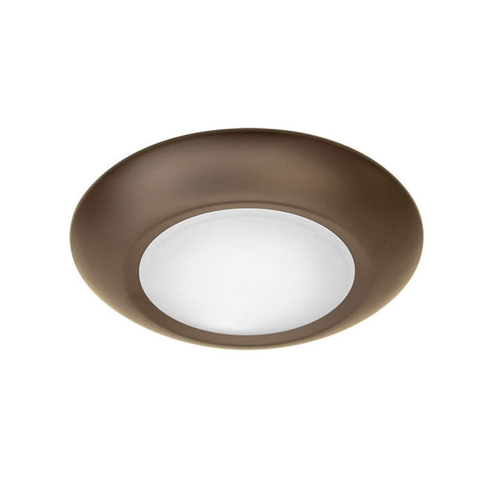 Westgate DLSE6-MCT5-BR 15W 6" LED Round Economy Disc Light Fixture Bronze Finish 27K/30K/35K/40K/50K 120V