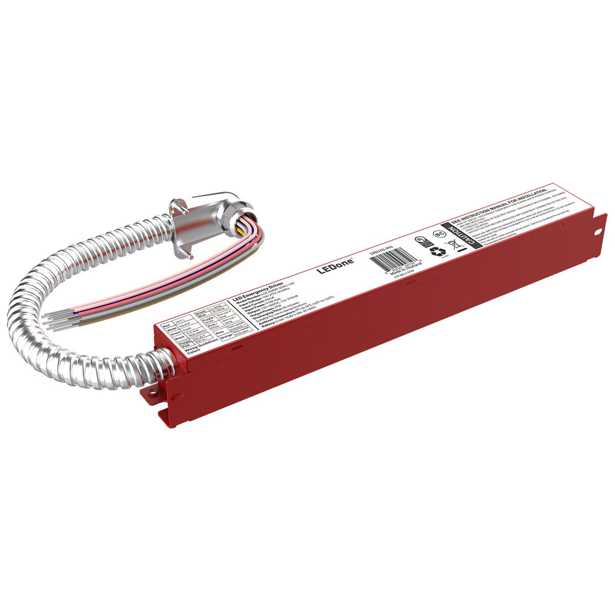 LEDone DR0105 LOC-EMDR-8WLI-170-V2 8W LED Emergency Driver 120-277V