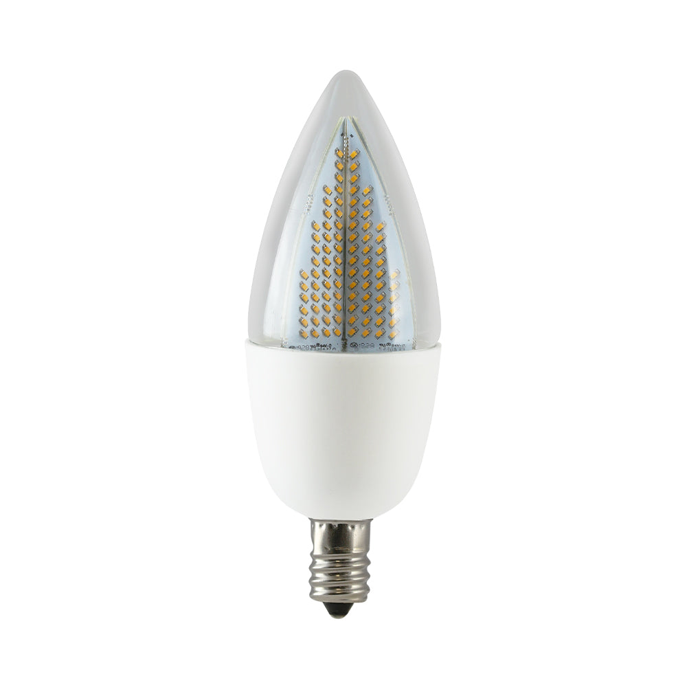 Euri Lighting ECA9.5-2120fc 1 Watt CA9.5 Flame Imitation LED 1800K E12 120V