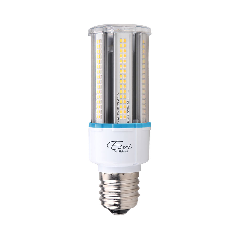 Euri Lighting ECB27W-303SW 27/18/12 Watt LED Corn Cob Bulb 30K/40K/50K Type B Direct Wire E26 100-277V