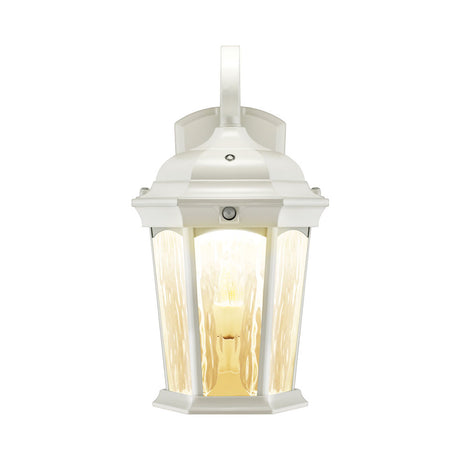 Euri Lighting EFL-140W-MD 12.5 Watt LED Outdoor Decorative White Wall Fixture 3000K 120V