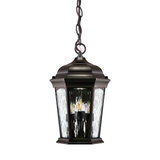 Euri Lighting EHL-130W-MD 12.5 Watt LED Outdoor Decorative Bronze Chain Hung Fixture 3000K 120V